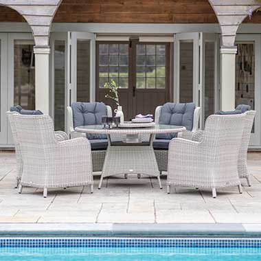 Our Grey Garden Dining Set Collection