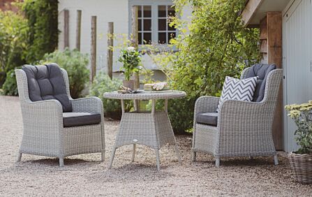 Bramblecrest Chedworth Bistro Set - Grey