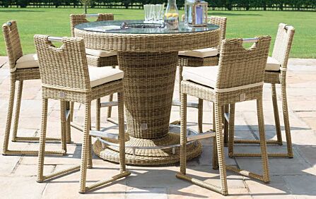 Maze Winchester 6 Seat Outdoor Bar Set with Ice Bucket Maze Winchester 6 Seat Outdoor Bar Set with Ice Bucket