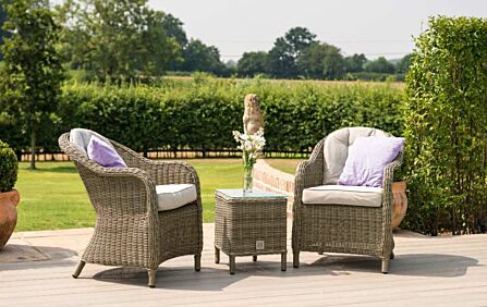 Maze Winchester Rattan Outdoor Bistro Set