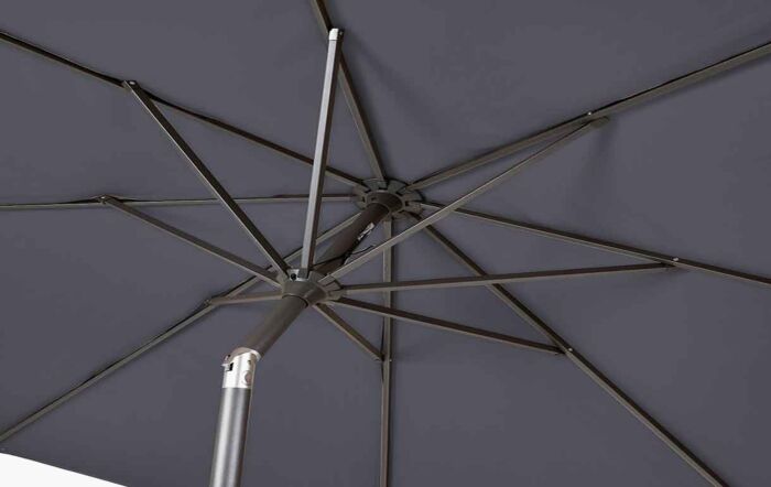 Platinum 3m Riva Round Anthracite Parasol