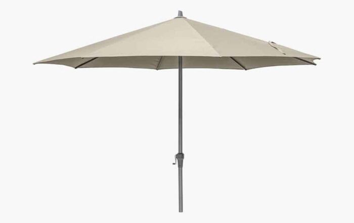 Platinum Riva 3.5m Round Parasol with Base - Champagne 