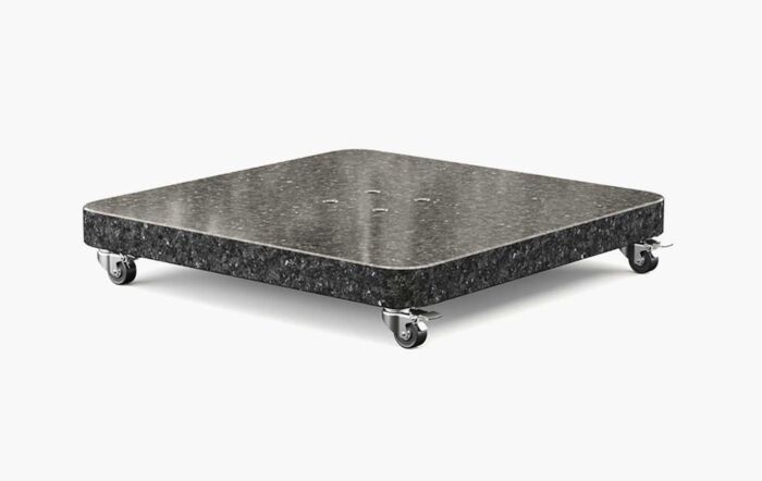Pacific Lifestyle Challenger T2 3m Square Anthracite & 90kg Wheeled Base