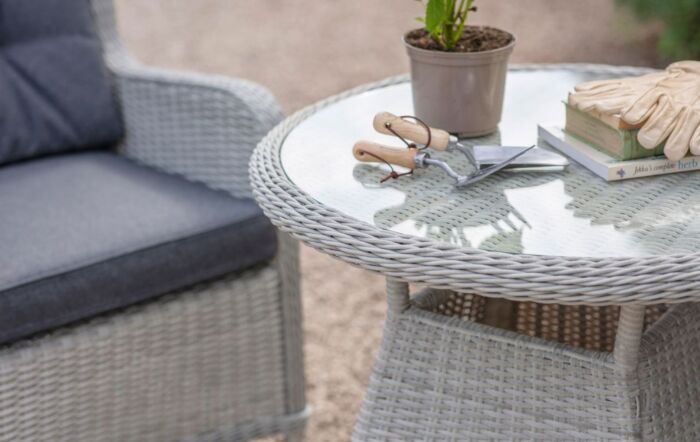 Bramblecrest Chedworth Bistro Set - Grey