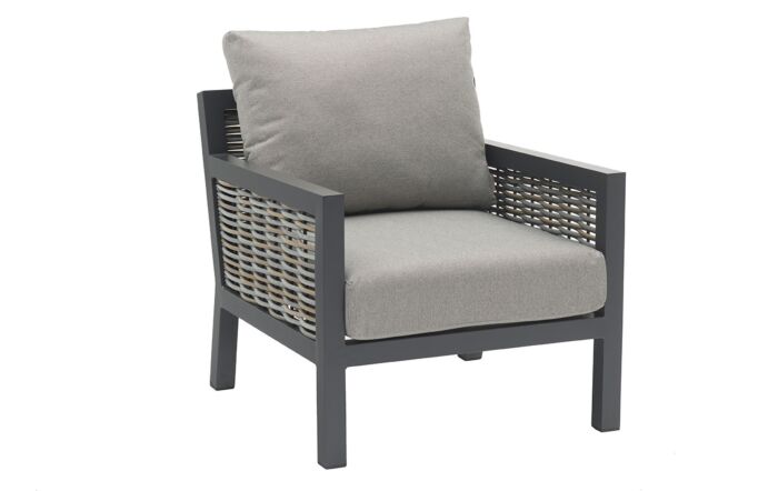 Bramblecrest Portofino Adjustable Casual Garden 3 Seat Sofa Set with Ceramic Table