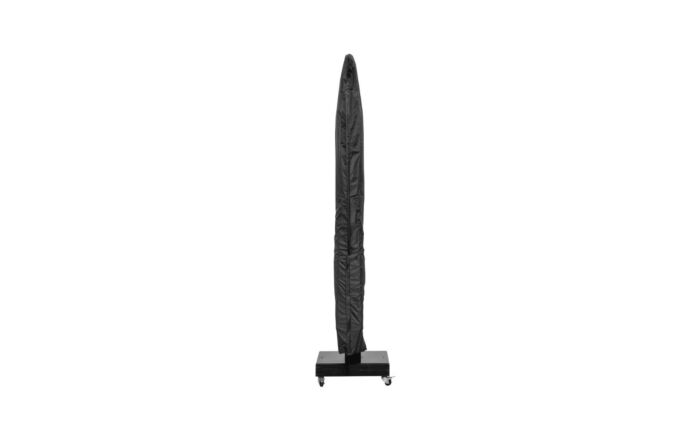 Platinum Icon T1 4m x 3m Rectangular Premium Faded Black Parasol & 150 kg Wheeled Base