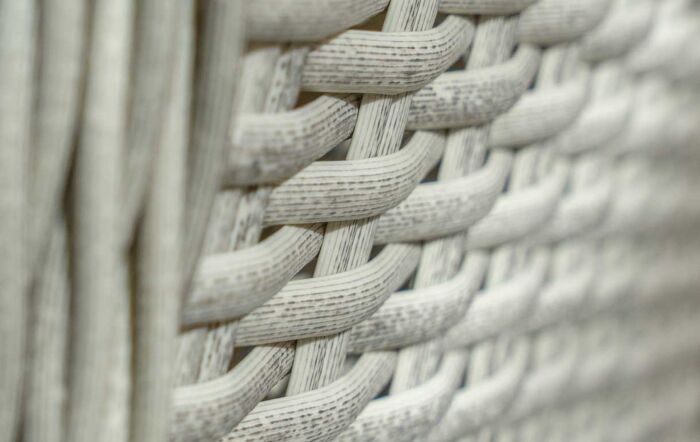 Bramblecrest Monterey Grey 4 Seater Round Dining Set with Parasol 