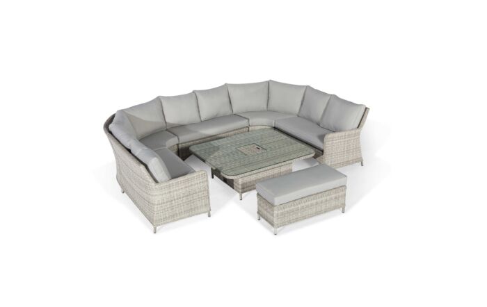 Maze Oxford Royal Adjustable Garden Dining Sofa Set