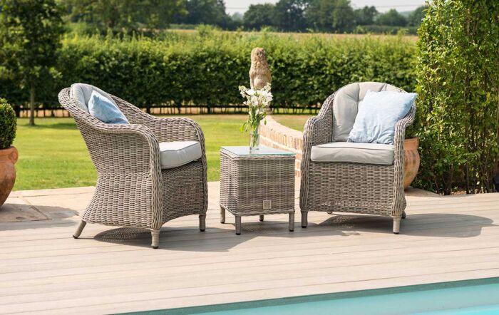 Maze Oxford Grey Bistro Set 