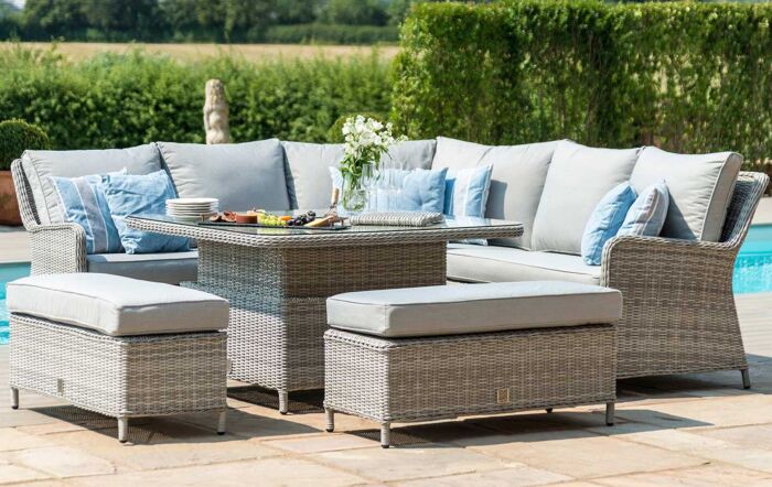 Maze Oxford Royal Adjustable Garden Dining Sofa Set