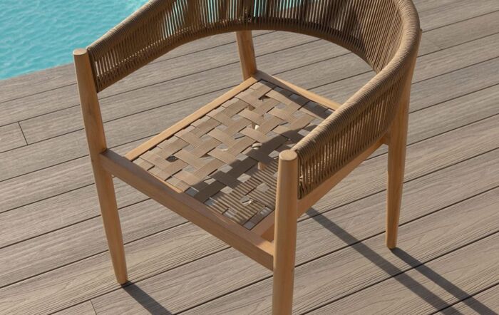 Maze Porto 4 Seat Round Outdoor Garden Dining Set