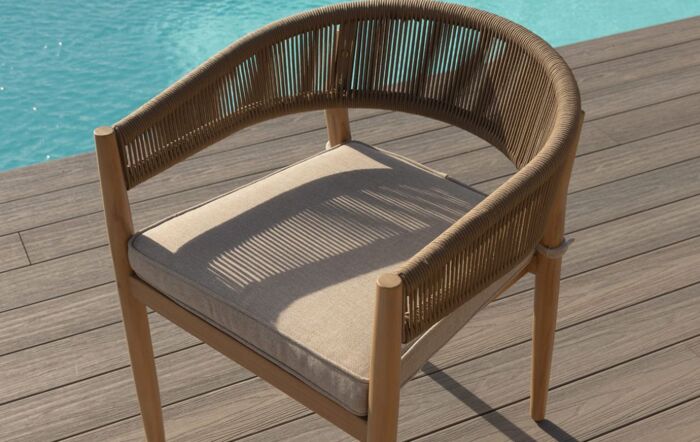 Maze Porto Rectangular 8 Seat Sandstone Dining Set