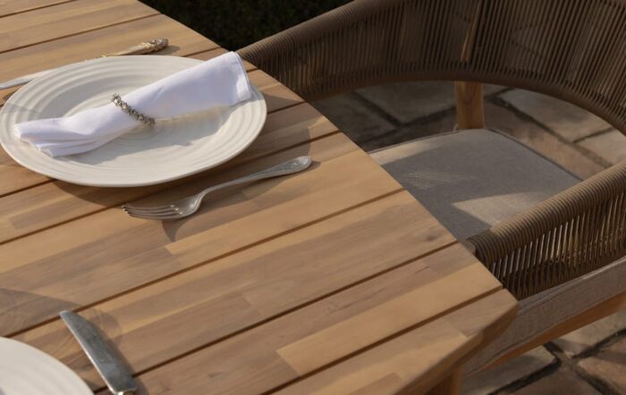 Maze Porto Rectangular 8 Seat Sandstone Dining Set