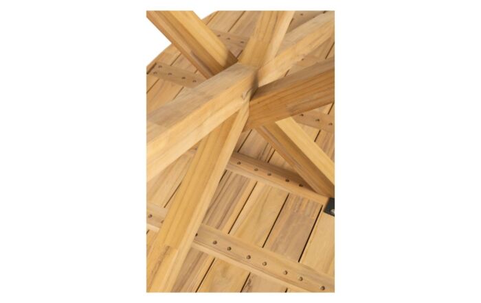 4 Seasons Outdoor Barista 6 Seat Garden Dining Set With Lazy Susan