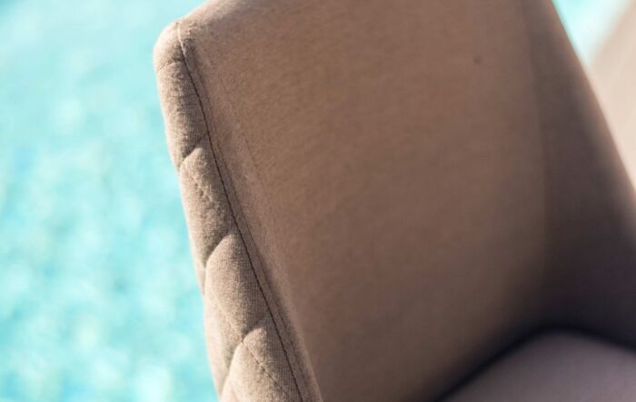 Maze Outdoor Fabric Regal Oatmeal 4 Seat Round Bar Set 