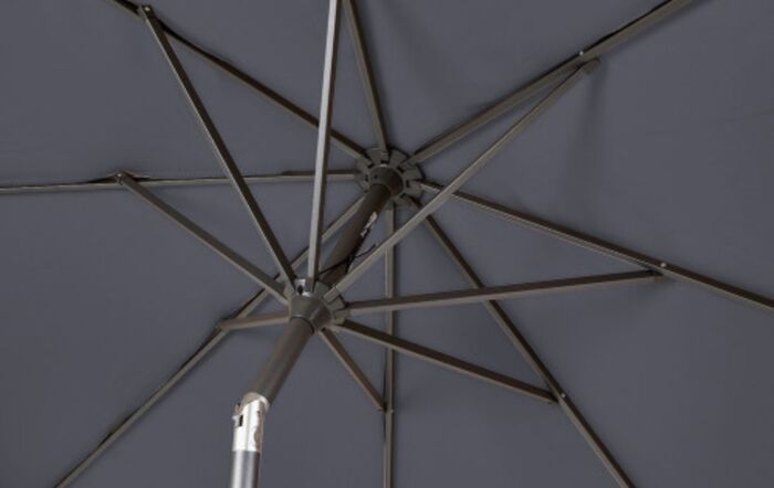 Pacific Lifestyle 3 Metre Grey Riva Platinum Parasol 