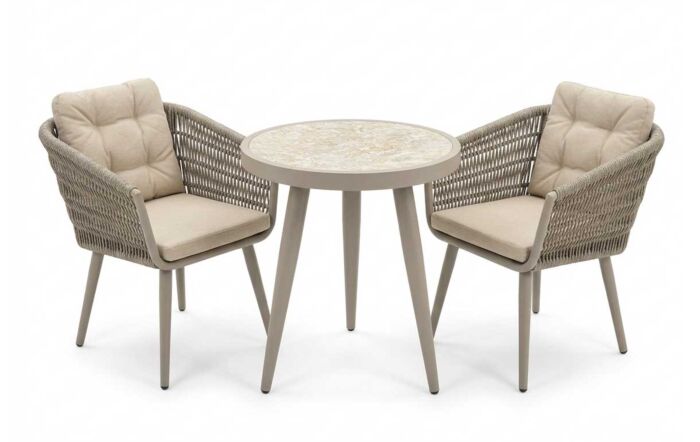 JB Furniture Exclusive Seychelles Bistro Set - Latte