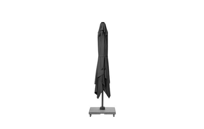 Platinum Voyager T2 2.7mt Square Anthracite Free Arm Parasol & 90kg Wheeled Granite Base