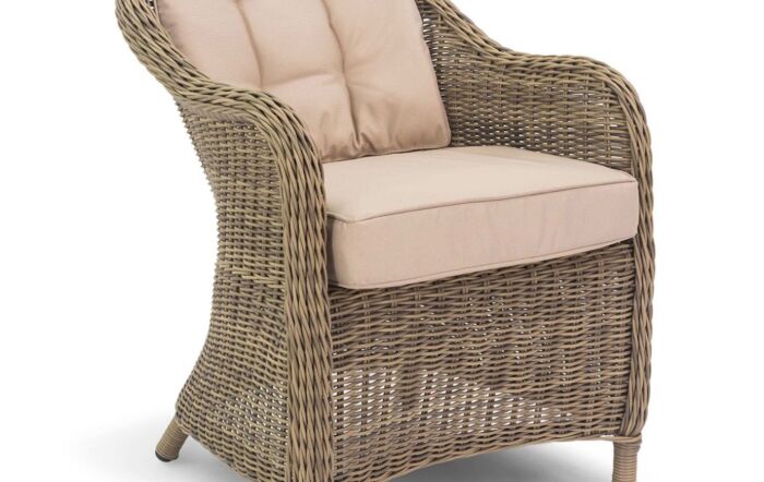 Maze Winchester 6 Seat Round Garden Dining Set With Lazy Susan